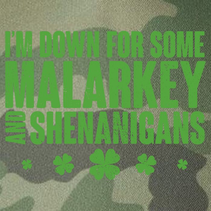 St Patrick's Day I'm Down For Some Malarkey And Shenanigans Legacy Tie Dye Trucker Hat