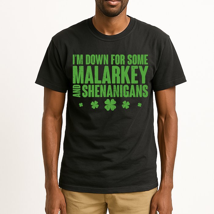 St Patrick's Day I'm Down For Some Malarkey And Shenanigans Tall T-Shirt