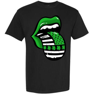 St Patricks Day Irish American Shamrock Flag Paddy Garment-Dyed Heavyweight T-Shirt