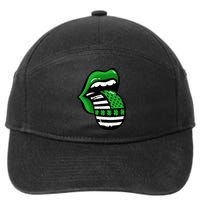 St Patricks Day Irish American Shamrock Flag Paddy 7-Panel Snapback Hat