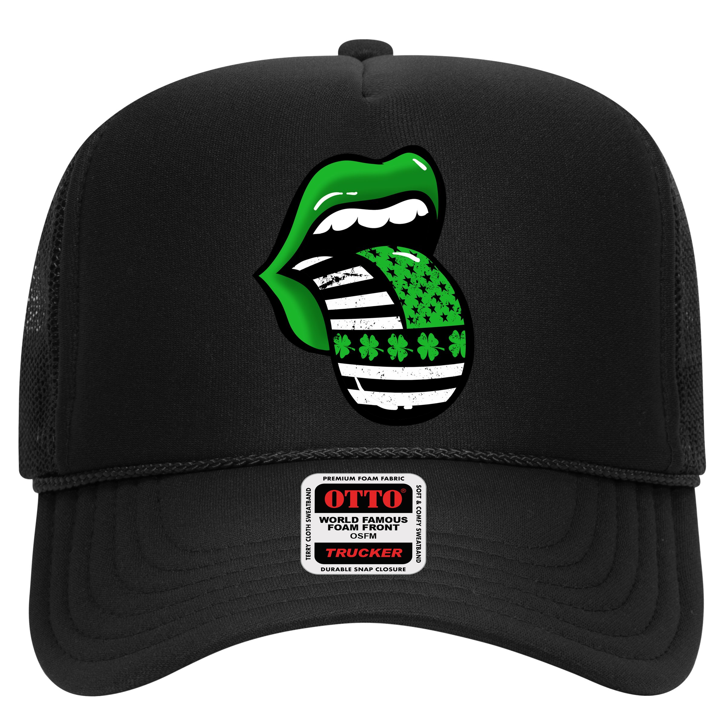 St Patricks Day Irish American Shamrock Flag Paddy Hat