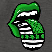 St Patricks Day Irish American Shamrock Flag Paddy Vector Backpack