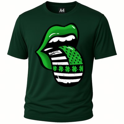 St Patricks Day Irish American Shamrock Flag Paddy Performance Shirt