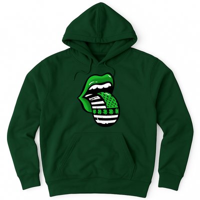 St Patricks Day Irish American Shamrock Flag Paddy Hoodie
