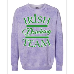 St Patrick's Day Irish Drinking Team Colorblast Crewneck Sweatshirt