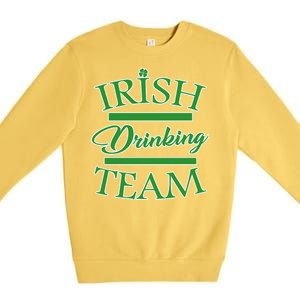 St Patrick's Day Irish Drinking Team Premium Crewneck Sweatshirt