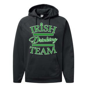 St Patrick's Day Irish Drinking Team Performance Fleece Hoodie