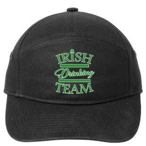 St Patrick's Day Irish Drinking Team 7-Panel Snapback Hat