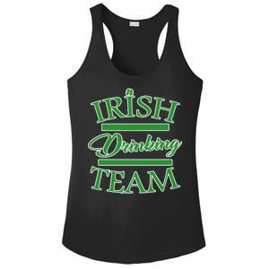 St Patrick's Day Irish Drinking Team Ladies PosiCharge Competitor Racerback Tank