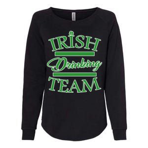 St Patrick's Day Irish Drinking Team Womens California Wash Sweatshirt