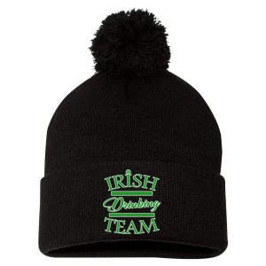 St Patrick's Day Irish Drinking Team Pom Pom 12in Knit Beanie