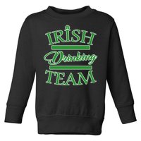 St Patrick's Day Irish Drinking Team Toddler Sweatshirt