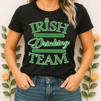 St Patrick's Day Irish Drinking Team Womens T-Shirt