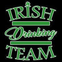 St Patrick's Day Irish Drinking Team Womens T-Shirt