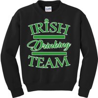 St Patrick's Day Irish Drinking Team Kids Sweatshirt