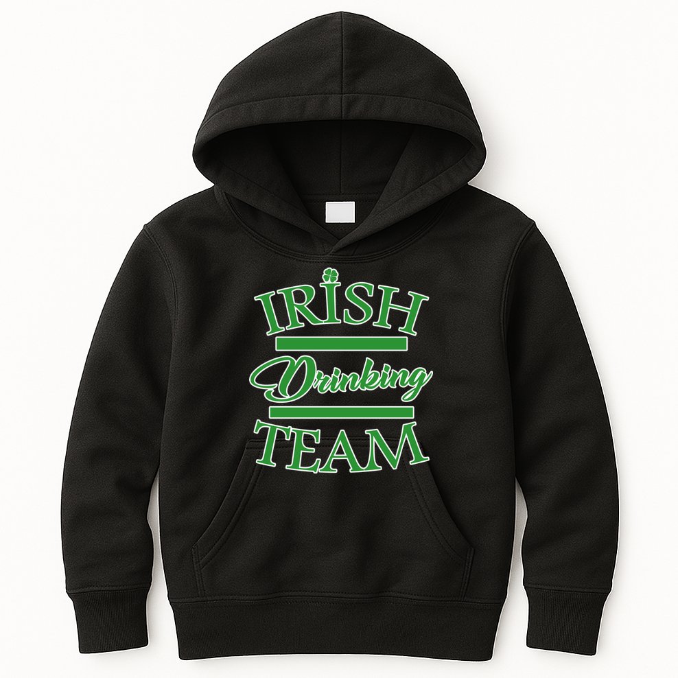 St Patrick's Day Irish Drinking Team Kids Hoodie