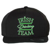 St Patrick's Day Irish Drinking Team Wool Snapback Cap