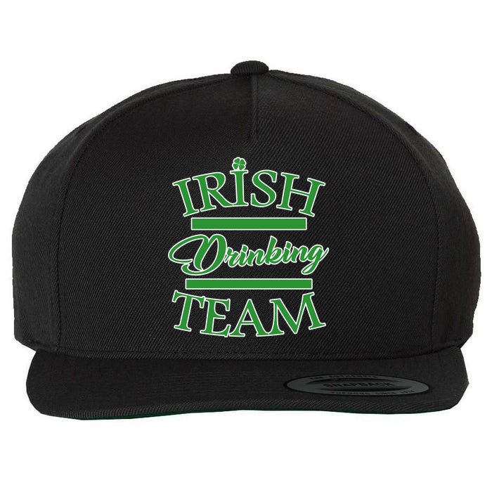 St Patrick's Day Irish Drinking Team Wool Snapback Cap