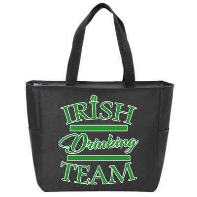 St Patrick's Day Irish Drinking Team Zip Tote Bag