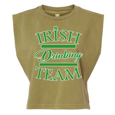 St Patrick's Day Irish Drinking Team Garment-Dyed Women's Muscle Tee