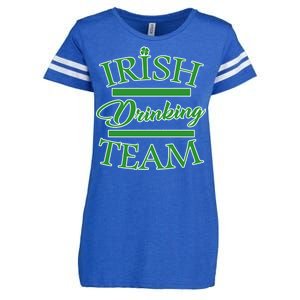 St Patrick's Day Irish Drinking Team Enza Ladies Jersey Football T-Shirt