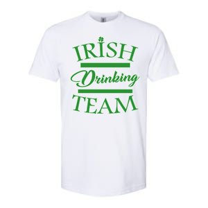 St Patrick's Day Irish Drinking Team Softstyle CVC T-Shirt