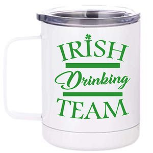 St Patrick's Day Irish Drinking Team 12 oz Stainless Steel Tumbler Cup