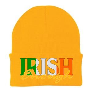 St Patricks Day Irish Enough Knit Cap Winter Beanie