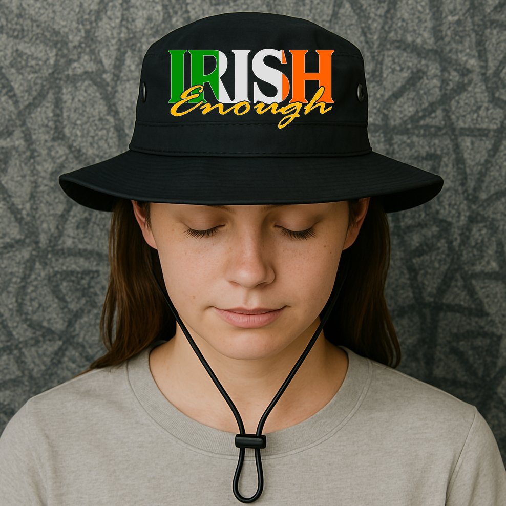 St Patricks Day Irish Enough Bucket Hat