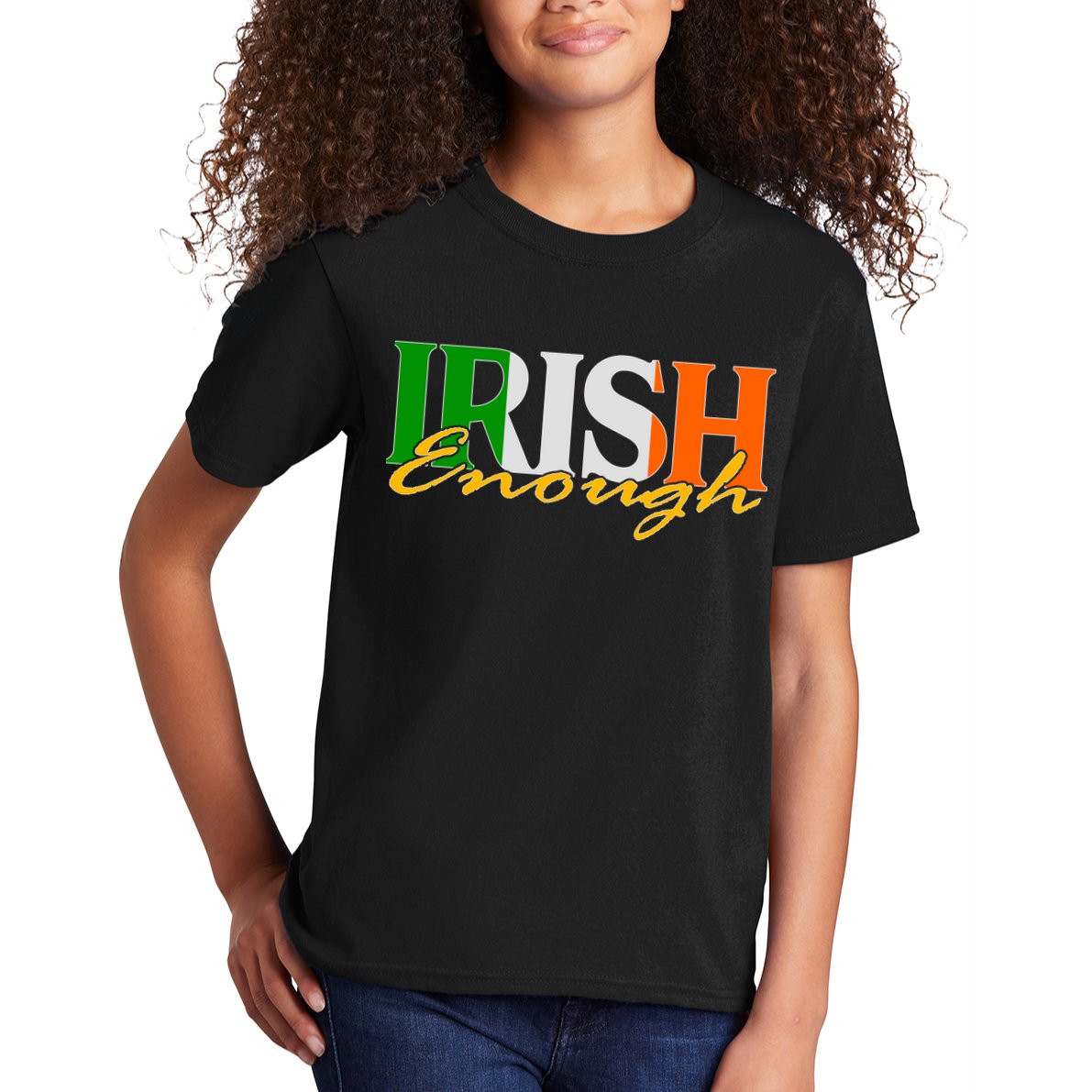 St Patricks Day Irish Enough Kids T-Shirt