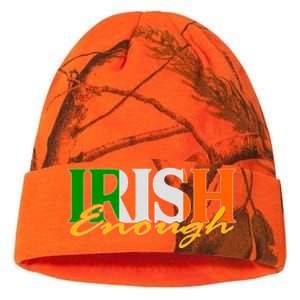 St Patricks Day Irish Enough Kati Licensed 12" Camo Beanie