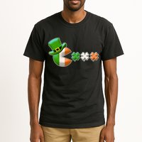 St Patrick's Day Irish Flag Pac Man Shamrocks Tall T-Shirt
