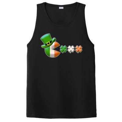 St Patrick's Day Irish Flag Pac Man Shamrocks PosiCharge Competitor Tank