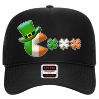 St Patrick's Day Irish Flag Pac Man Shamrocks Hat