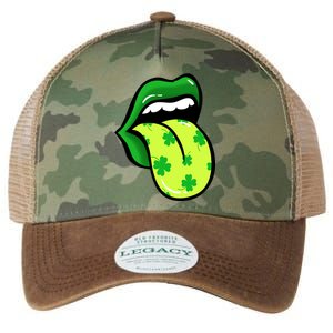 St Patricks Day Irish Lips Legacy Tie Dye Trucker Hat