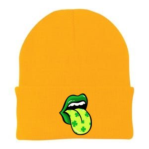 St Patricks Day Irish Lips Knit Cap Winter Beanie