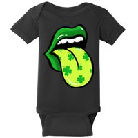 St Patricks Day Irish Lips Baby Bodysuit