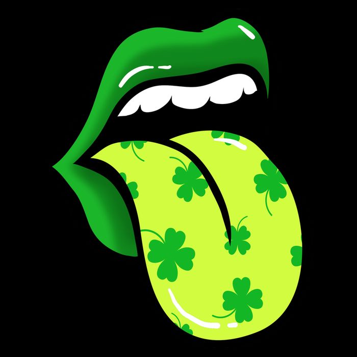 St Patricks Day Irish Lips Baby Bodysuit