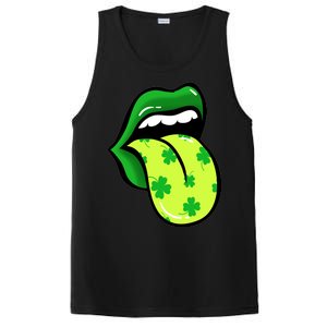 St Patricks Day Irish Lips PosiCharge Competitor Tank