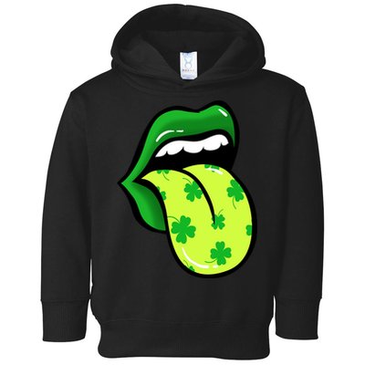 St Patricks Day Irish Lips Toddler Hoodie