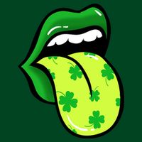 St Patricks Day Irish Lips Cooling Performance Crew T-Shirt