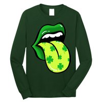 St Patricks Day Irish Lips Long Sleeve Shirt