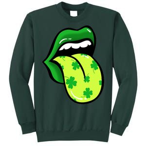 St Patricks Day Irish Lips Sweatshirt