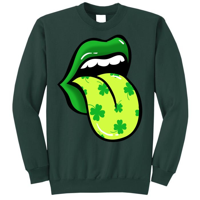 St Patricks Day Irish Lips Sweatshirt