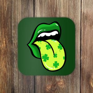 St Patricks Day Irish Lips Coaster