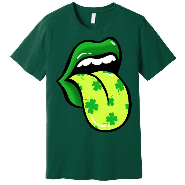 St Patricks Day Irish Lips Premium T-Shirt