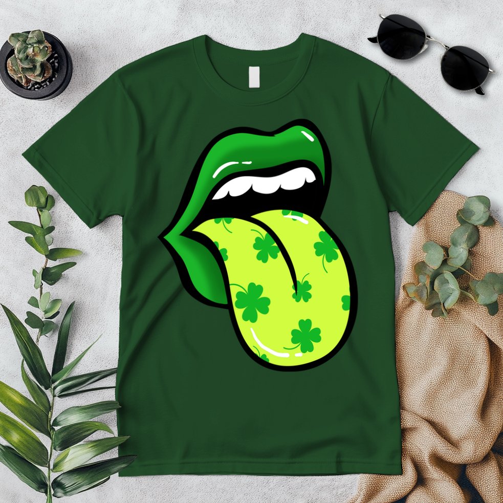St Patricks Day Irish Lips Premium T-Shirt