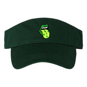 St Patricks Day Irish Lips Valucap Bio-Washed Visor