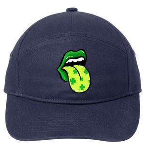 St Patricks Day Irish Lips 7-Panel Snapback Hat