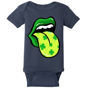 St Patricks Day Irish Lips Baby Bodysuit